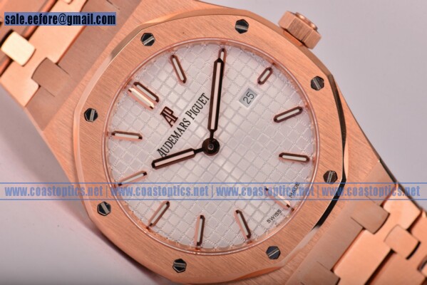 Audemars Piguet Best Replica Royal Oak Watch Rose Gold 15400or.oo.1220or.02 (EF) - Click Image to Close